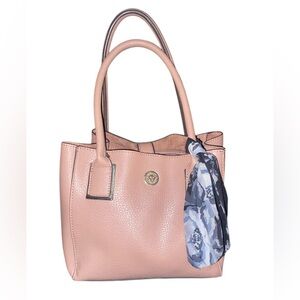 Anne Klein Pink Leather Purse With Bow 👛